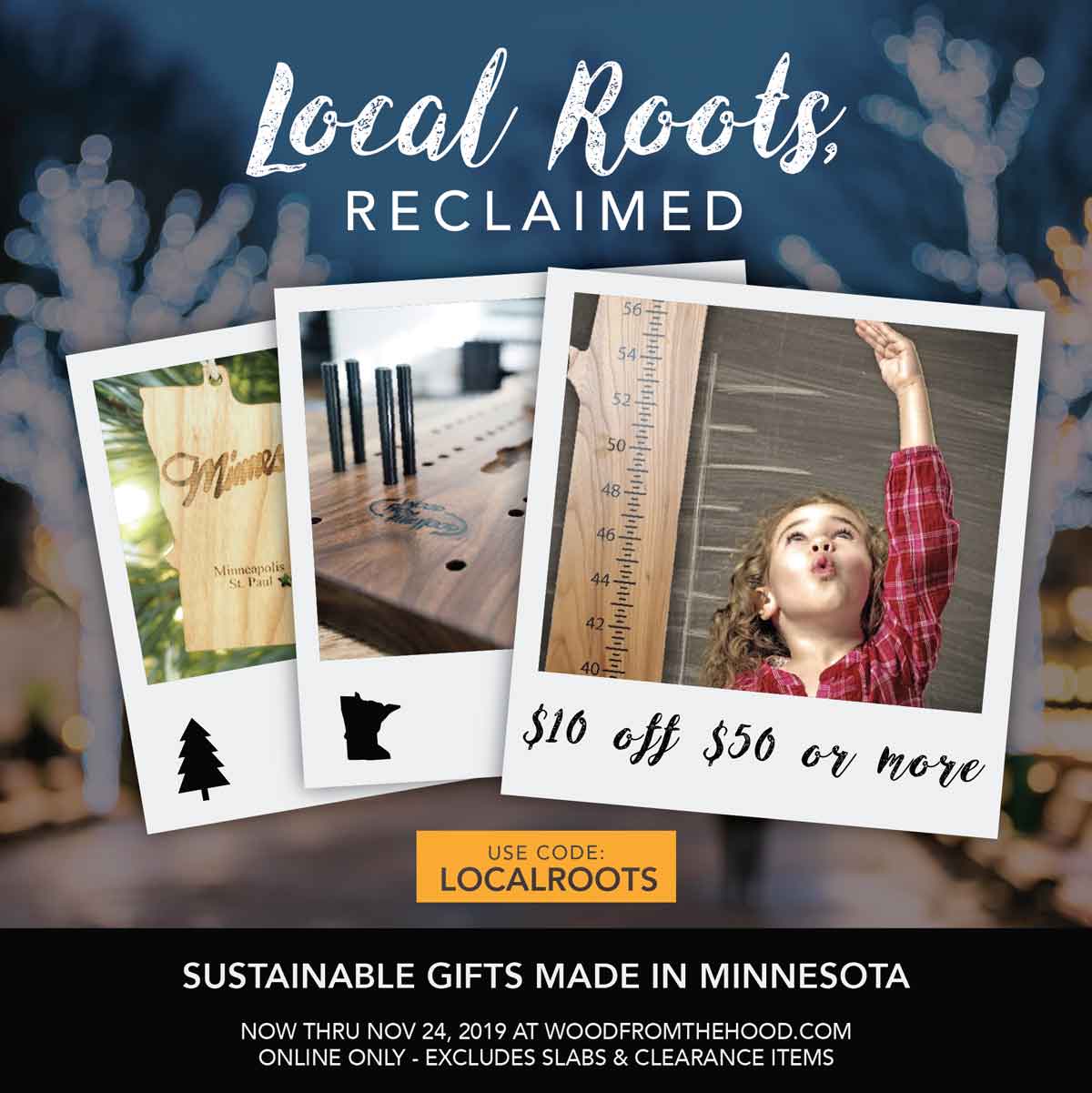 Local Roots Reclaimed $10 off $50 Ad Design