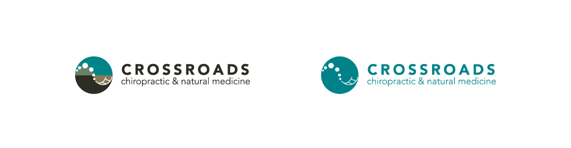 Crossroads Chiropractic & Natural Medicine Logo Design Monarkk