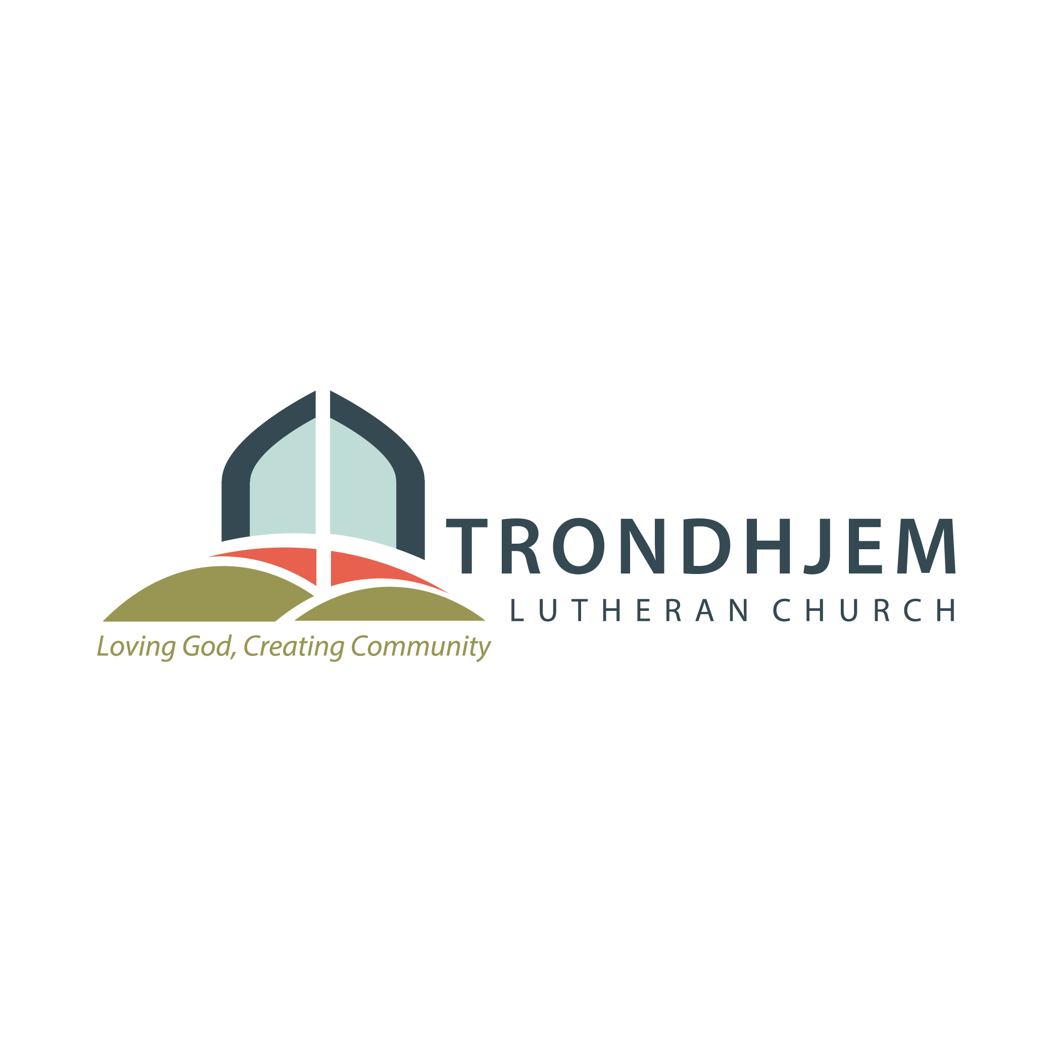 Trondhjem Lutheran Church Logo Brand Design