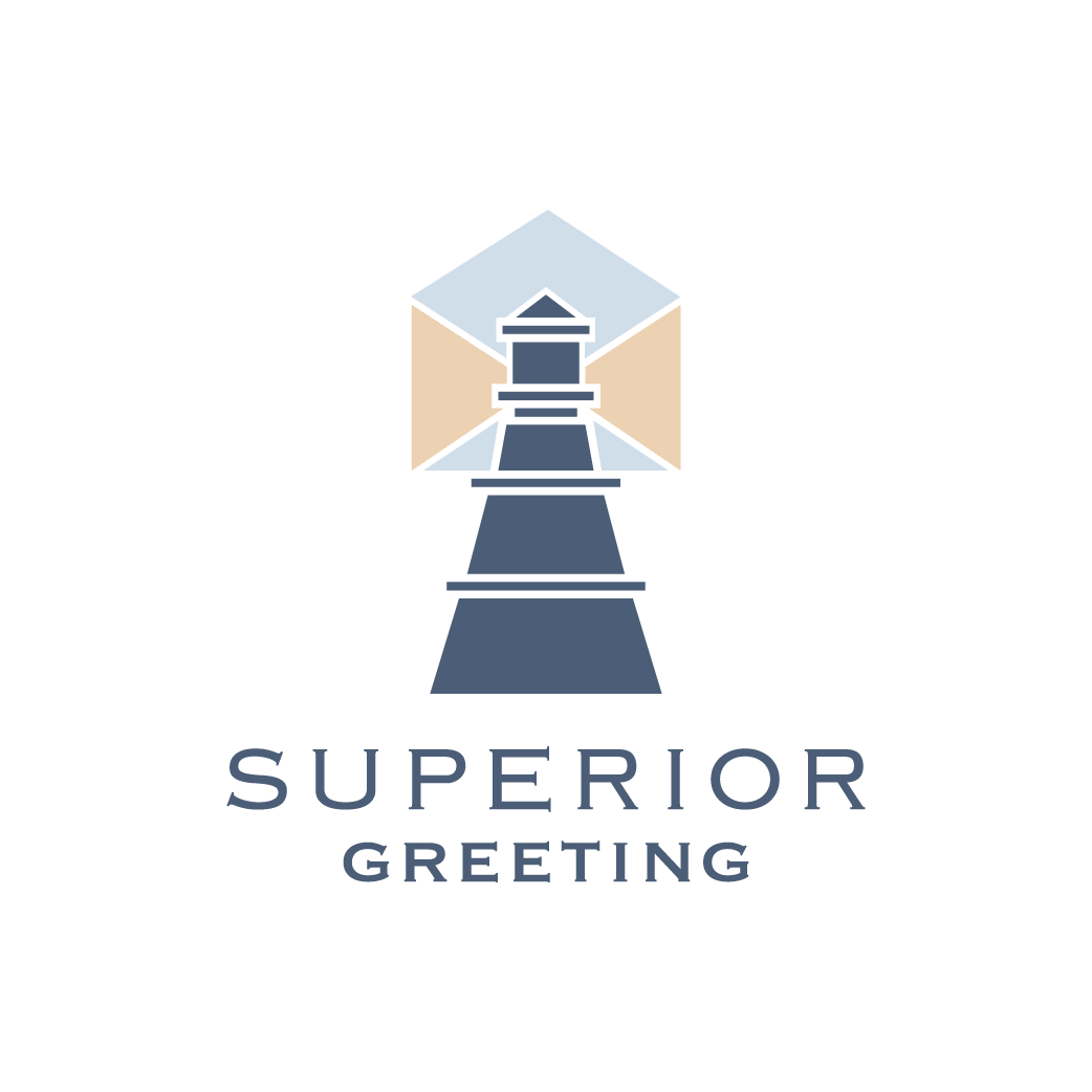 Superior Greeting Card Subscription Logo Design