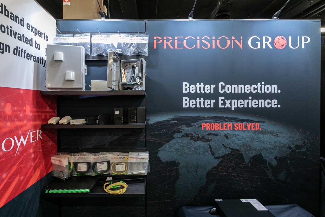 Tradeshow Booth Display Design for Precision Group