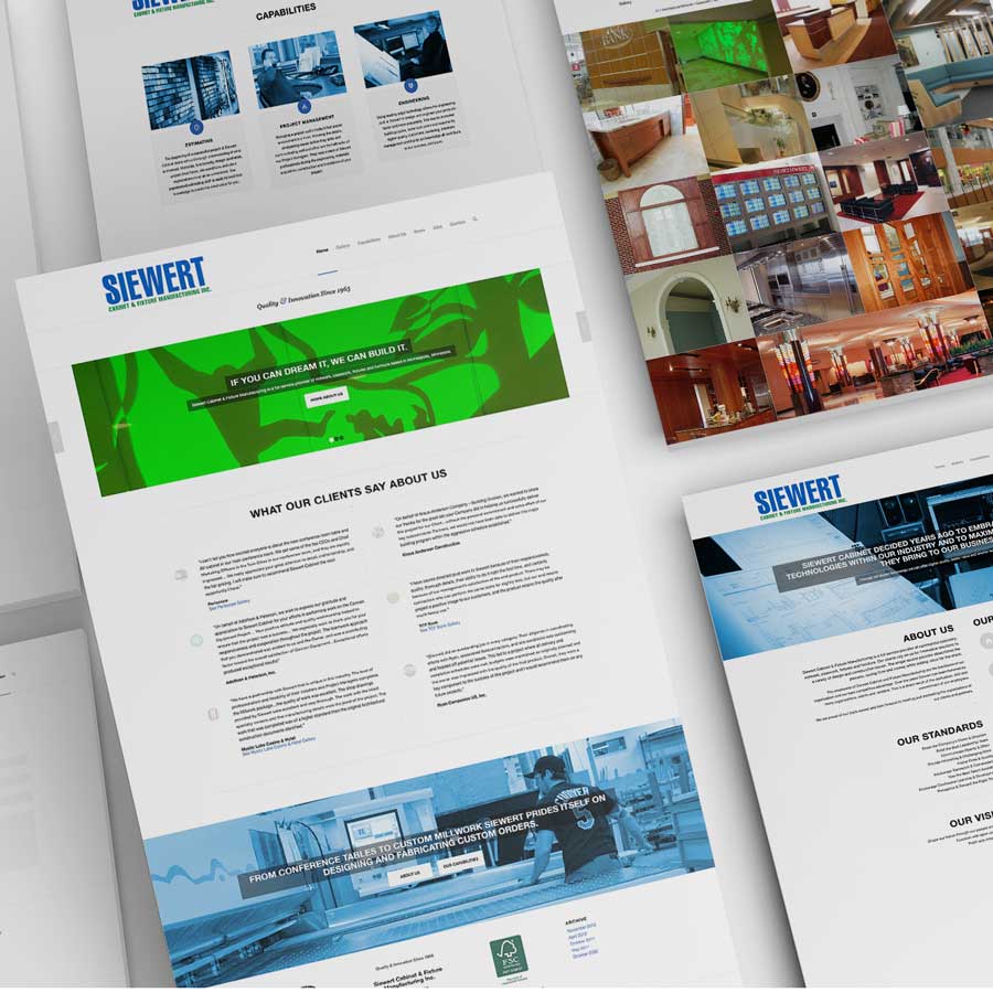 Siewert Cabinet Website Design Monarkk