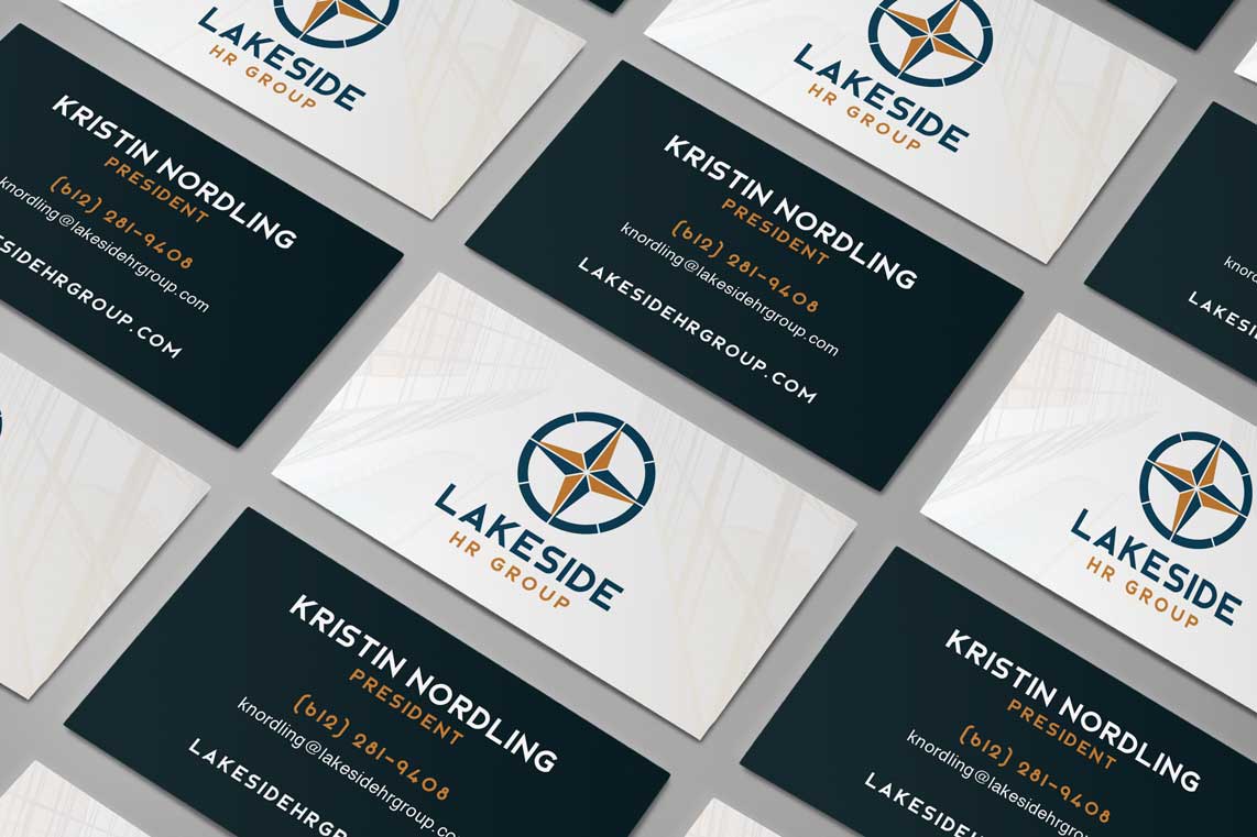 Lakeside HR Group Business Card Design