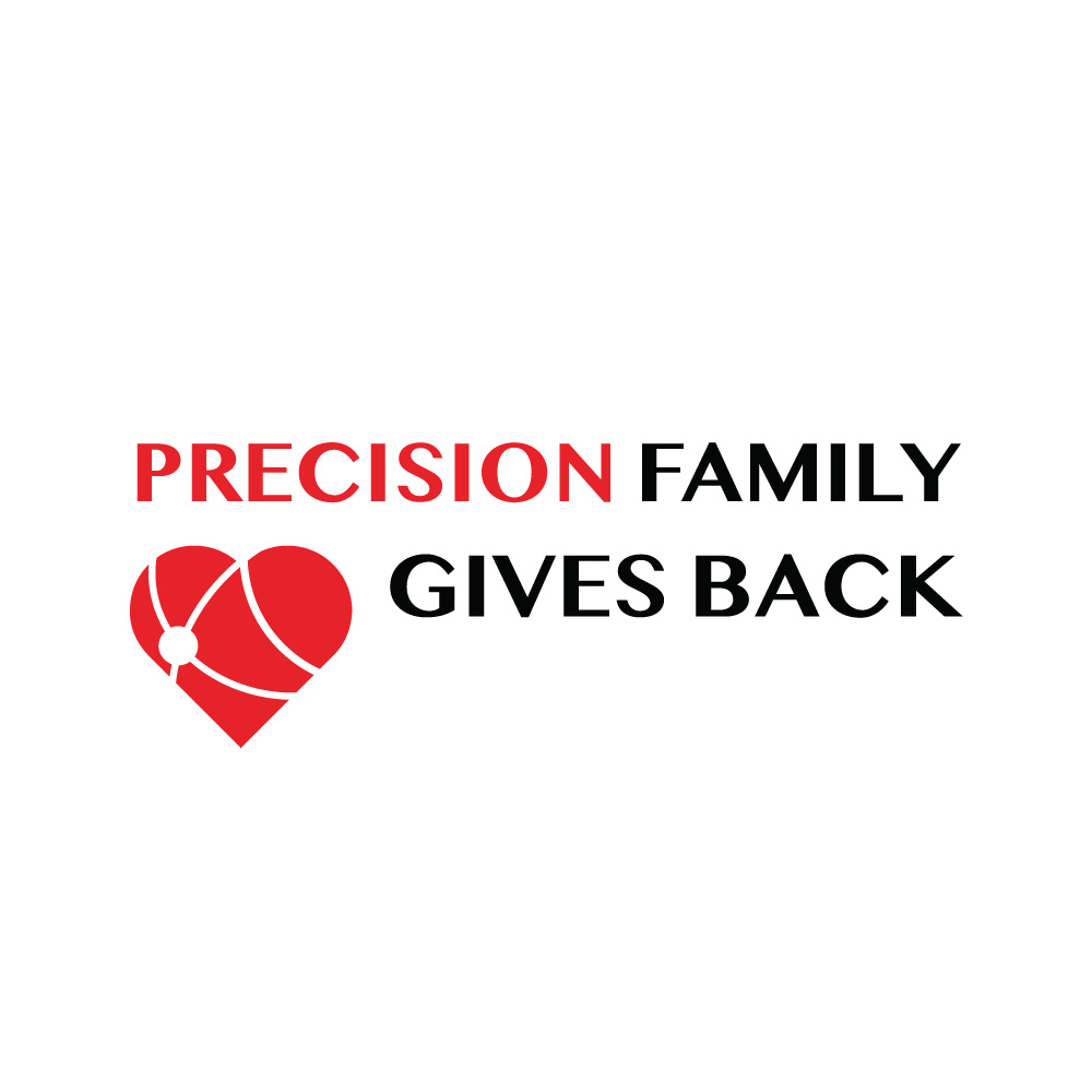 Precision Group Family Gives Back Charity Logo